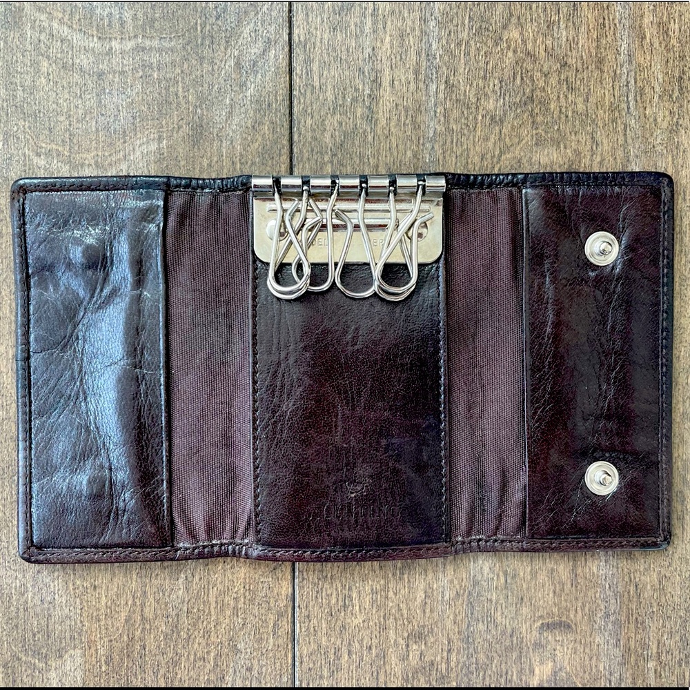 Valentino Black/Brown Key Pouch - Picture 4 of 5
